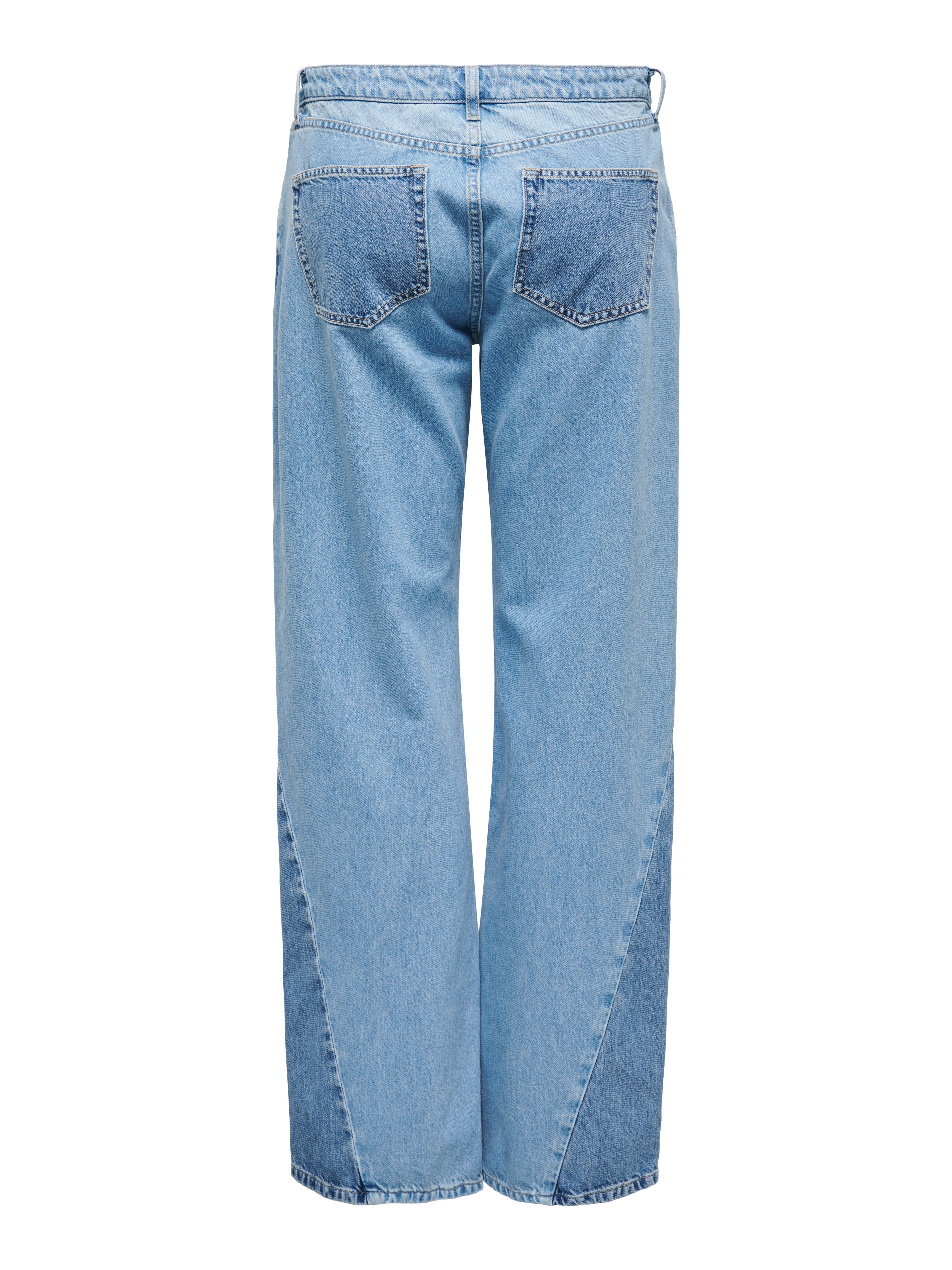 ONLCOBAIN Mittlere Taille Weiter Beinschnitt Jeans Light Blue Denim