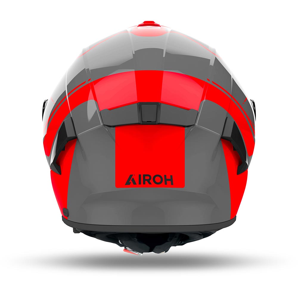 Airoh - Casque Spark 2 Chrono Orange / Blanc / Noir / Brillant