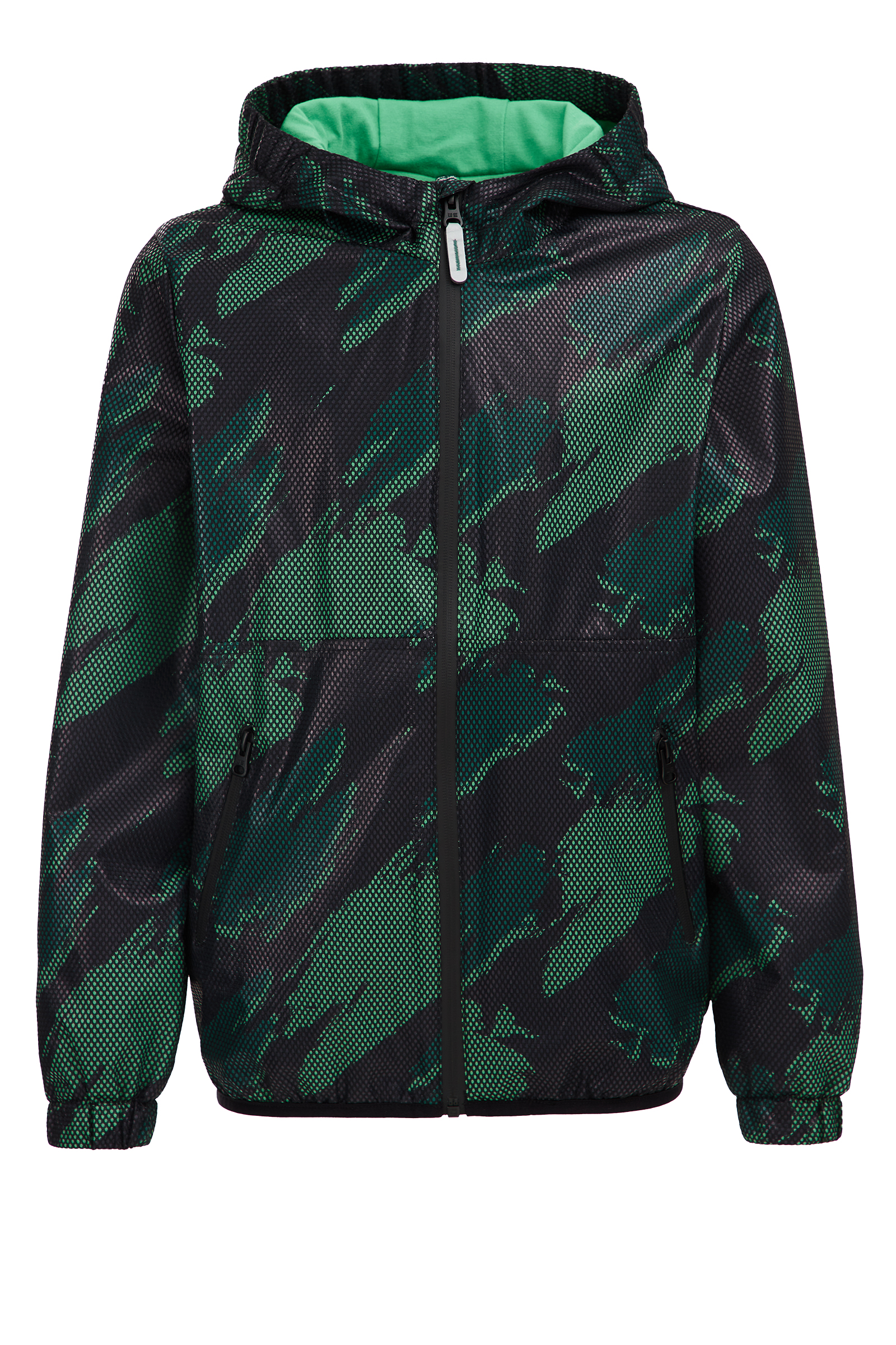Jongens jack met dessin WE Fashion Groen