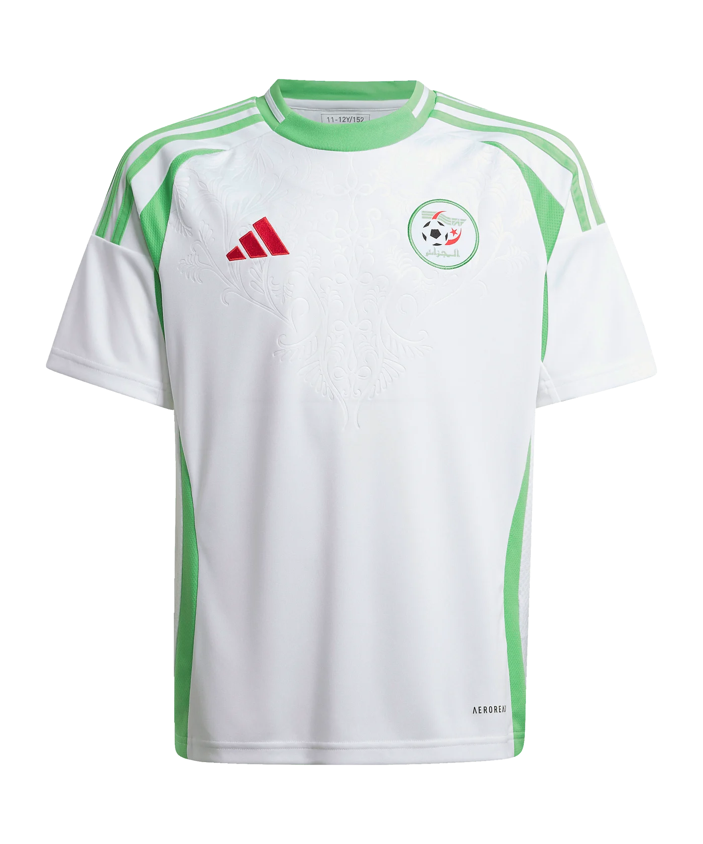 adidas Algerien Trikot Home 2024 Kids Weiss