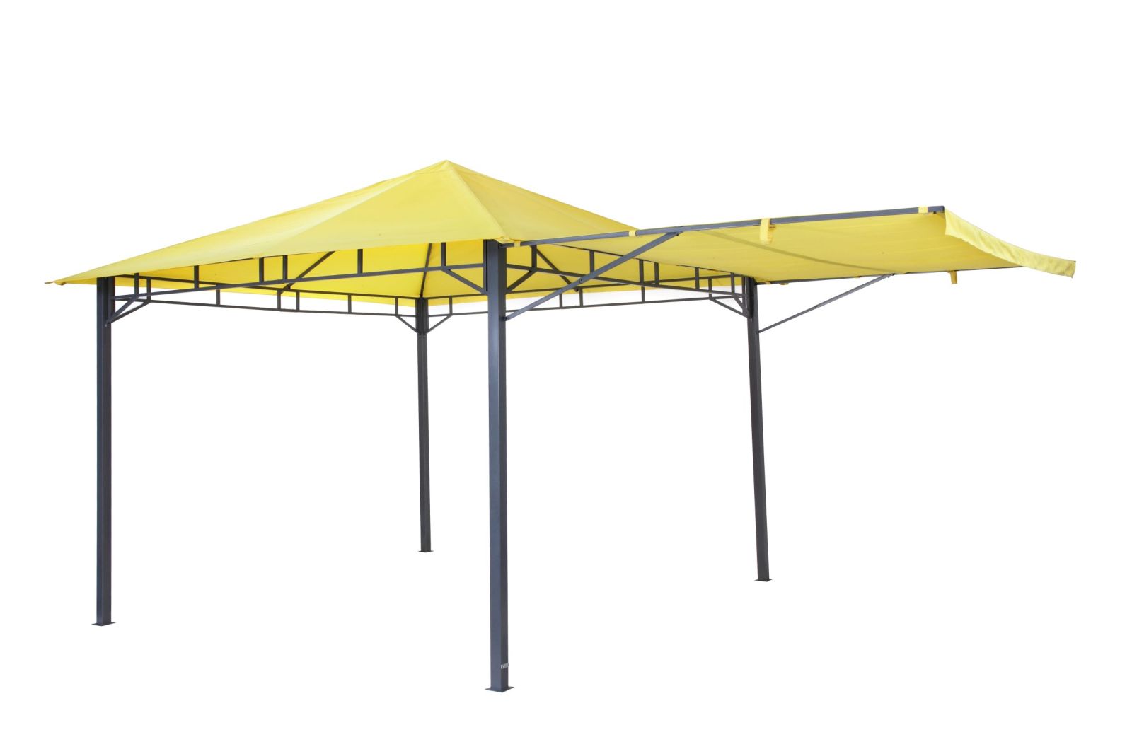 Pavillon LEHUA - gelb - 3 Dächer - 300x300 cm