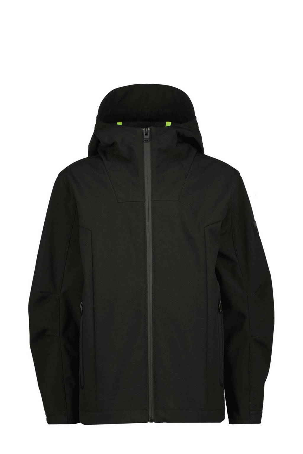 Vingino softshell jas zomer Twist zwart