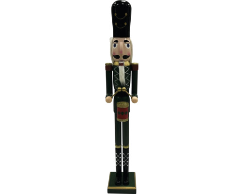 Lafiora notenkraker decoratief figuur, groen, 85 cm hoog