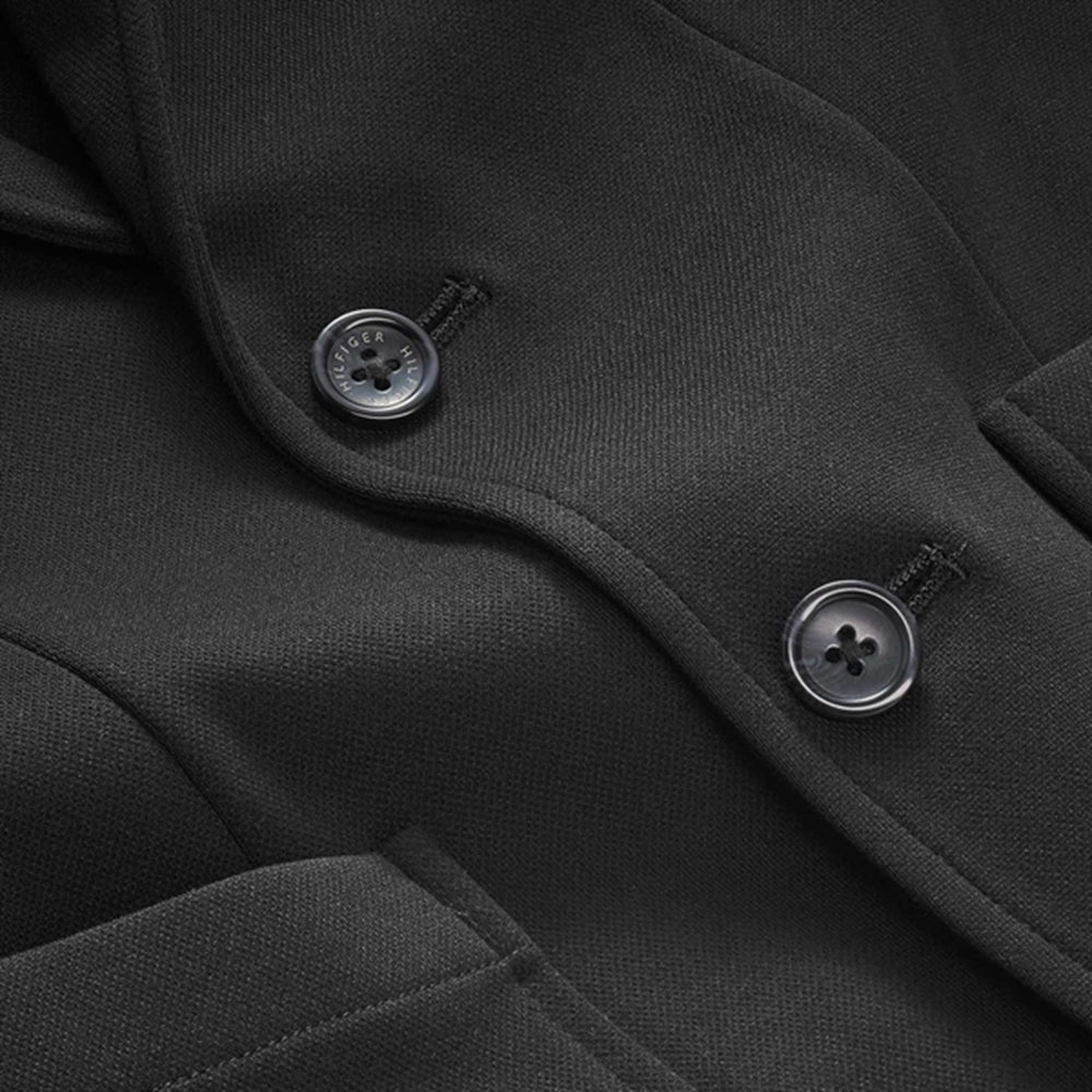 Comfort Pique Jersey Blazer Black - Tommy Hilfiger