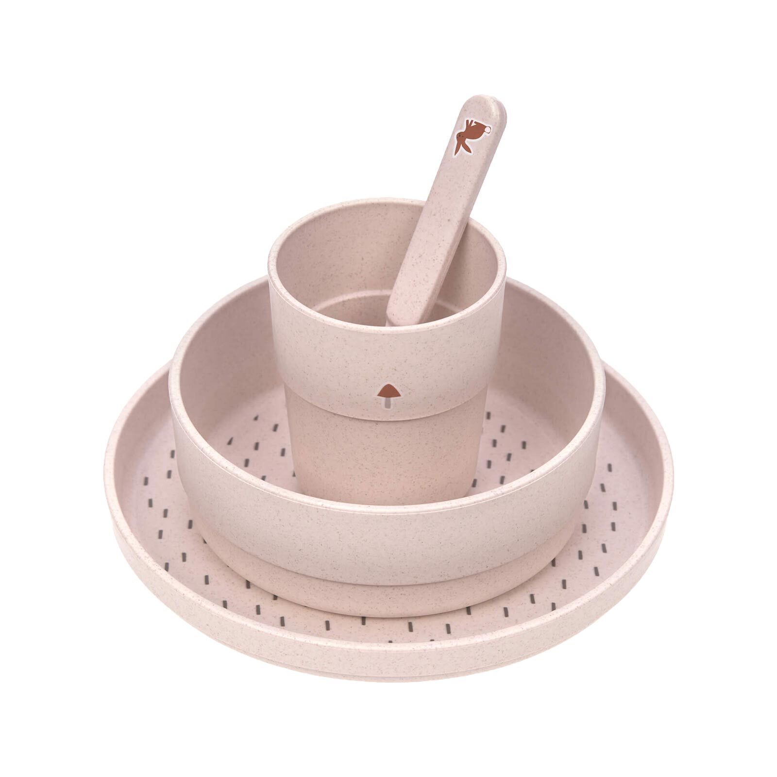 Lässig Kinder-Geschirr-Set 4er Set