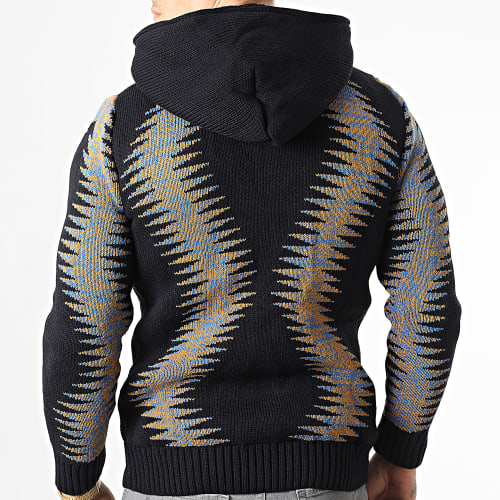 Gilet Zippé Capuche 3003 Noir