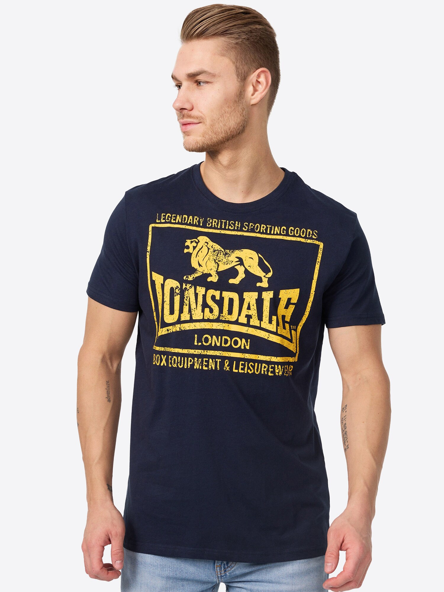 Lonsdale Herren T-Shirt normale Passform HOUNSLOW