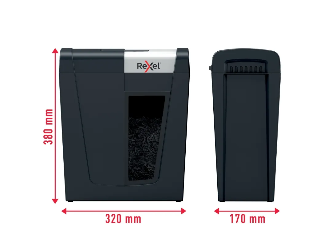 Makulator Rexel Secure MC4 mikromakulering 2x15 mm (P-5)