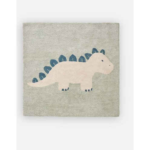 Tapis duveteux dino 120x120 cm bio Tiga Stegi & Ops - NOUKIE 'S