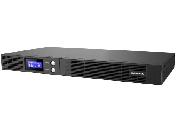 PowerWalker VI 500 R1U - UPS (rackversion) - AC 165-290 V - 300 Watt - 500 VA - 7 At - RS-232, USB - output-stikforbindelser: 4 - 1U - 19