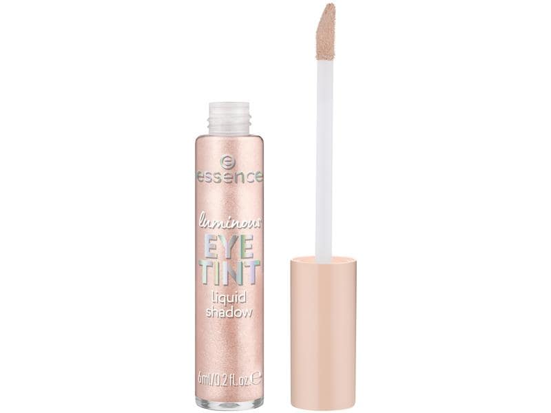 essence Eye tint liquid shadow 02 Gleaming Charm Flüssiger Lidschatten mit schimmerndem Finish