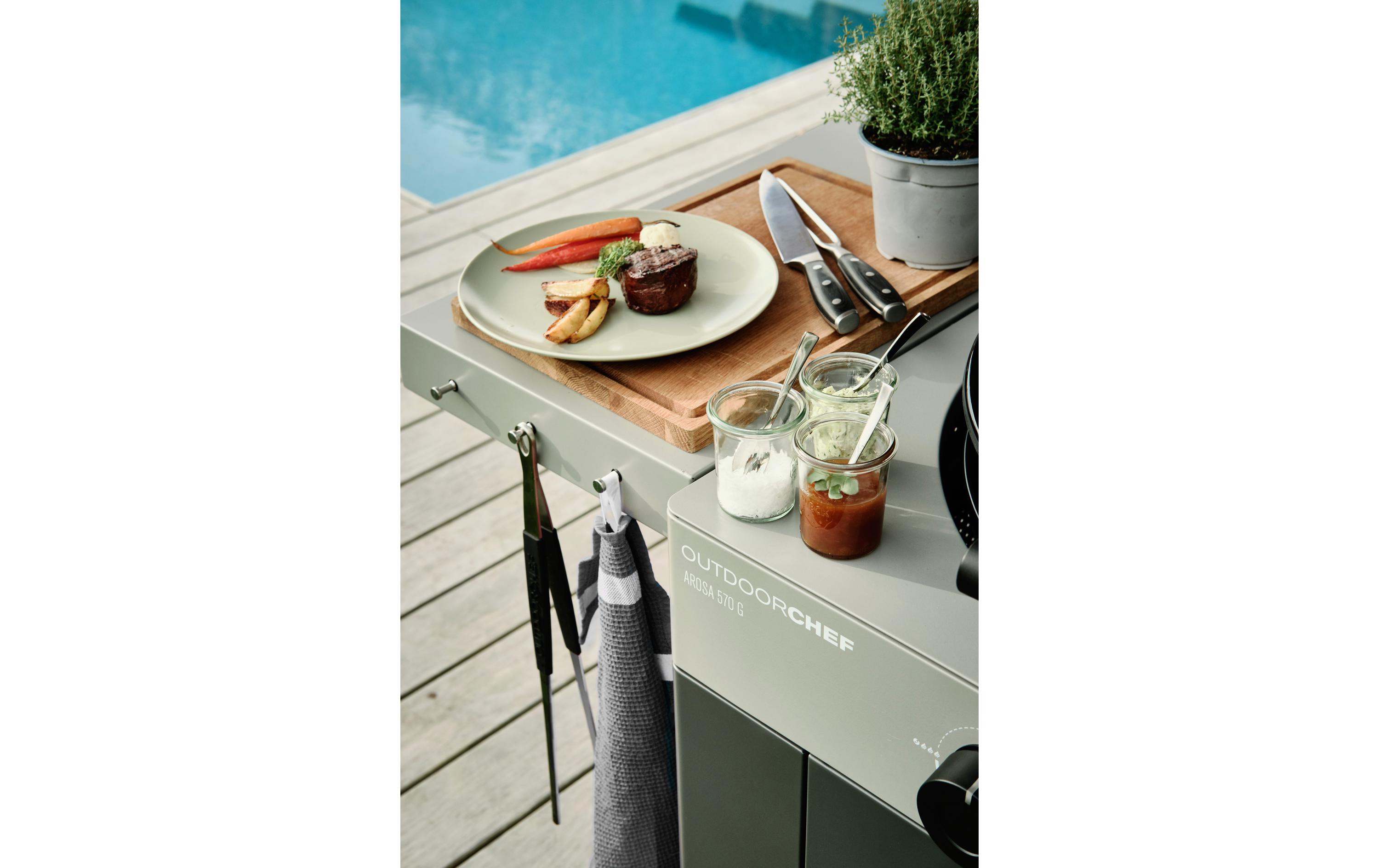 Tranchier-Set Premium 2-teilig, SchwarzTranchierbesteck aus Edelstahl und Pakka-Holz
