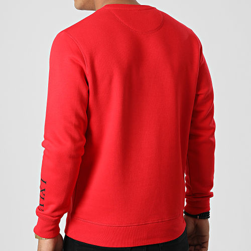 Sweat Crewneck Roses Rouge Noir