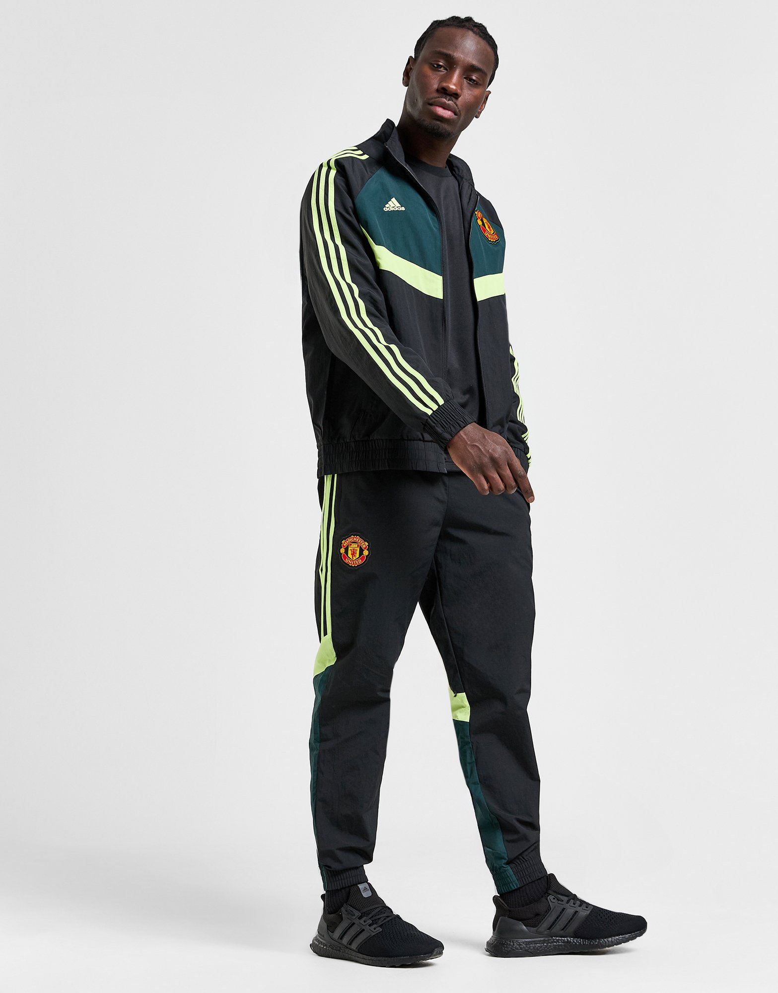 adidas Pantalon de jogging toile Manchester United