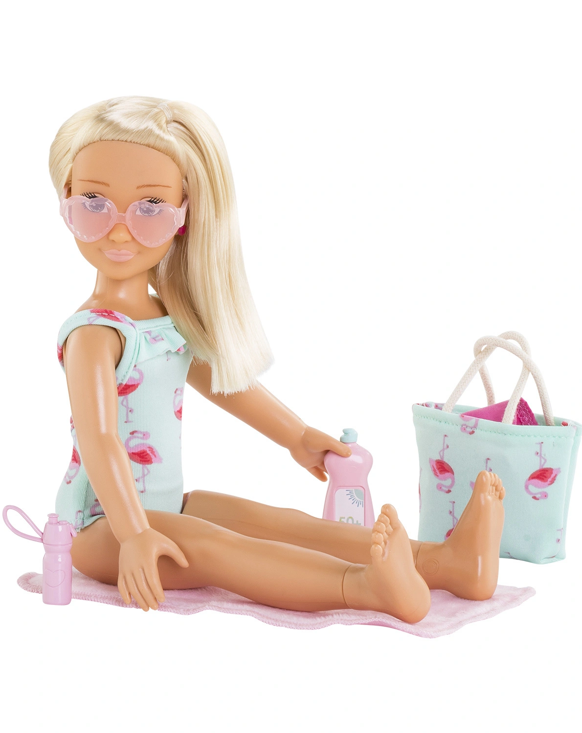 Ankleidepuppe VALENTINE BEACH SET (28cm) mit Zubehör