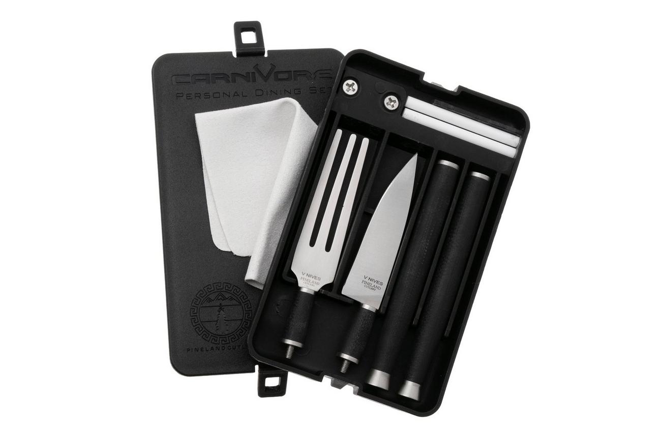 Spartan Blades Carnivore Dining Set PCDS1, 2-delige bestekset, gematteerd