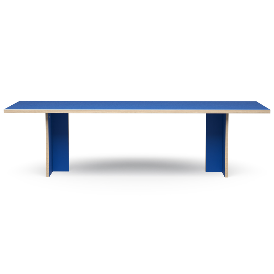 Eettafel Rectangular 280x100 blauw