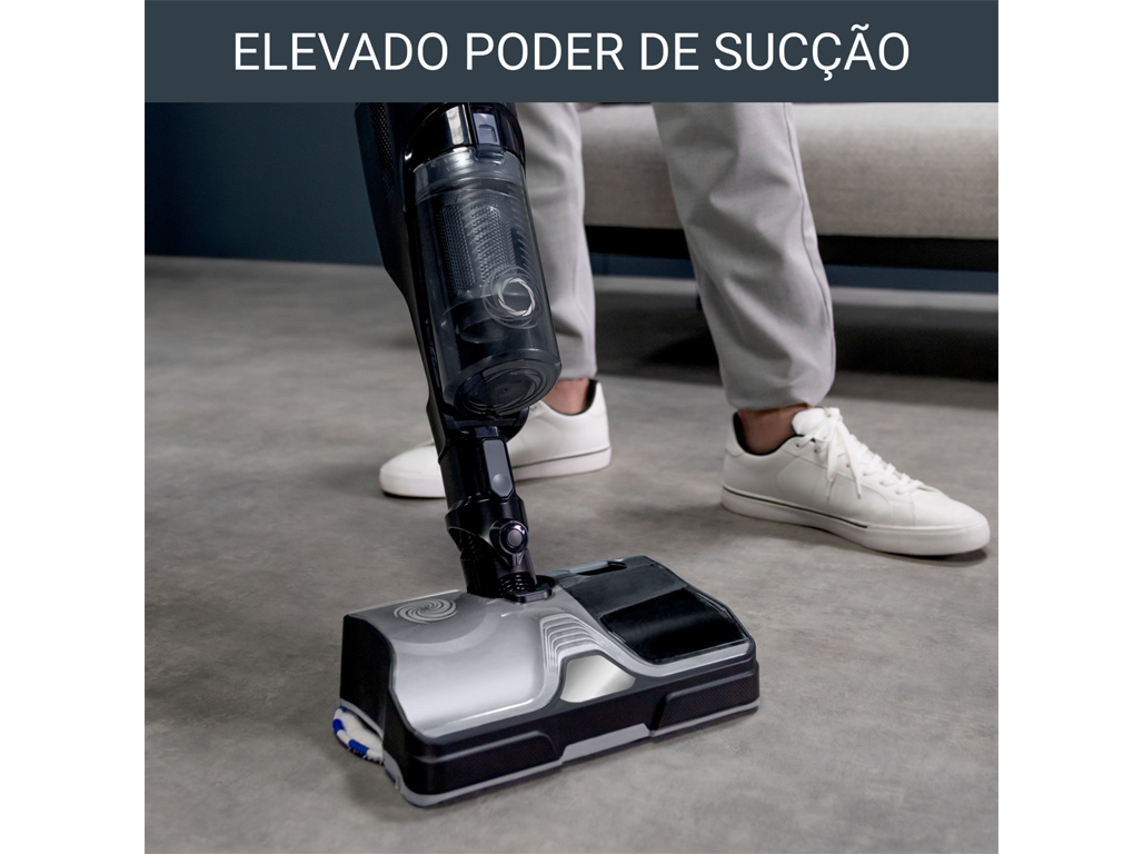 ASPIRADOR VERTICAL ROWENTA GZ3039WO X-COMBO 2 EM 1 ASPIRA E LAVA SEM FIOS