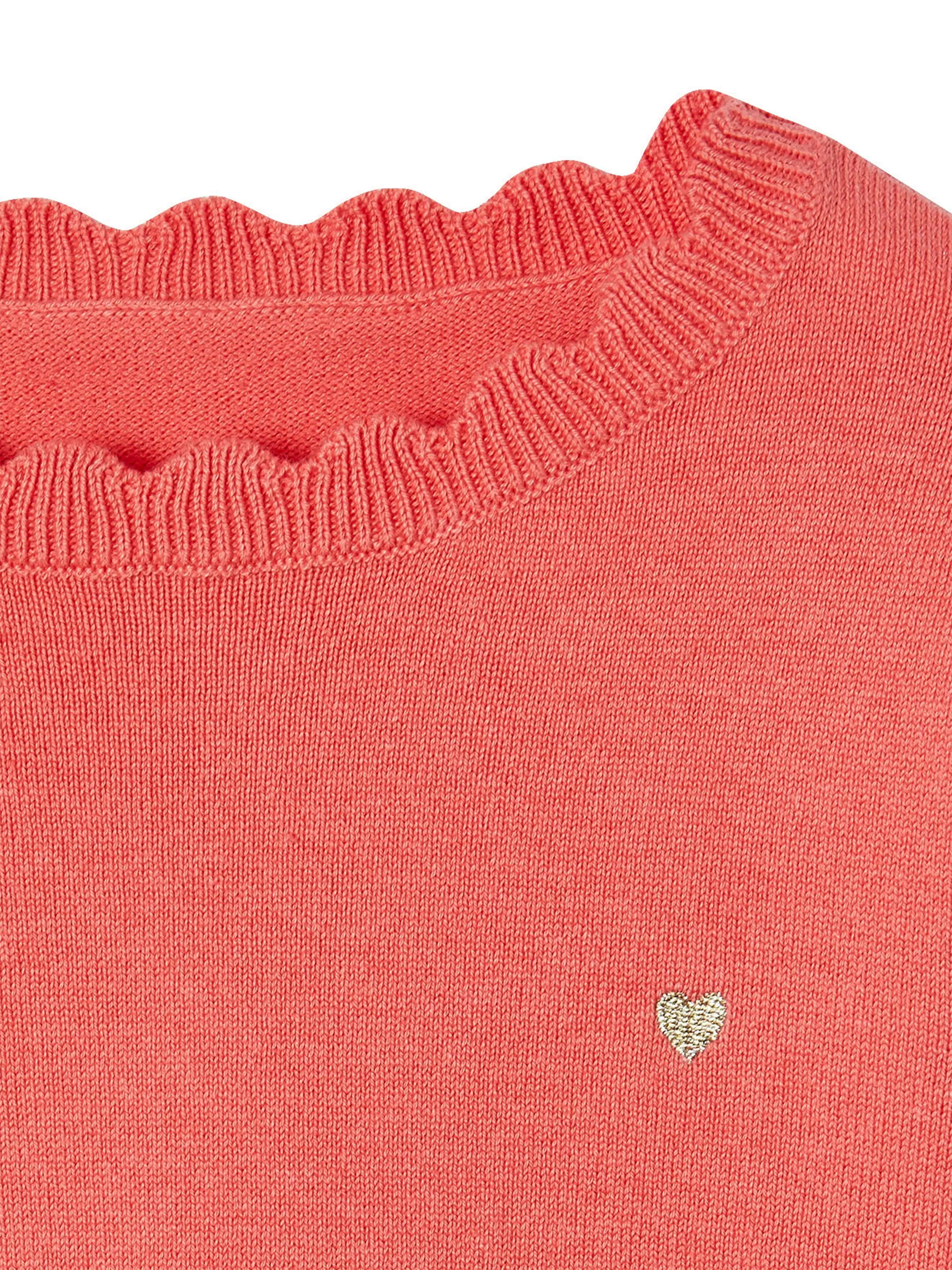 Vertbaudet Mädchen Pullover BASIC koralle