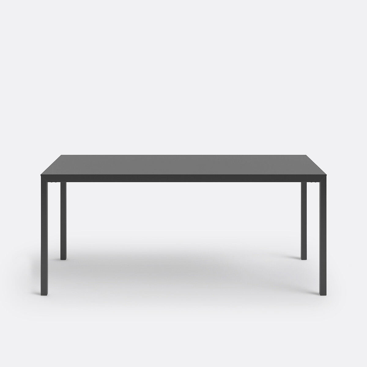 LA REDOUTE INTERIEURS<br>Mesa de jantar em aço preto, 6 pessoas Hiba