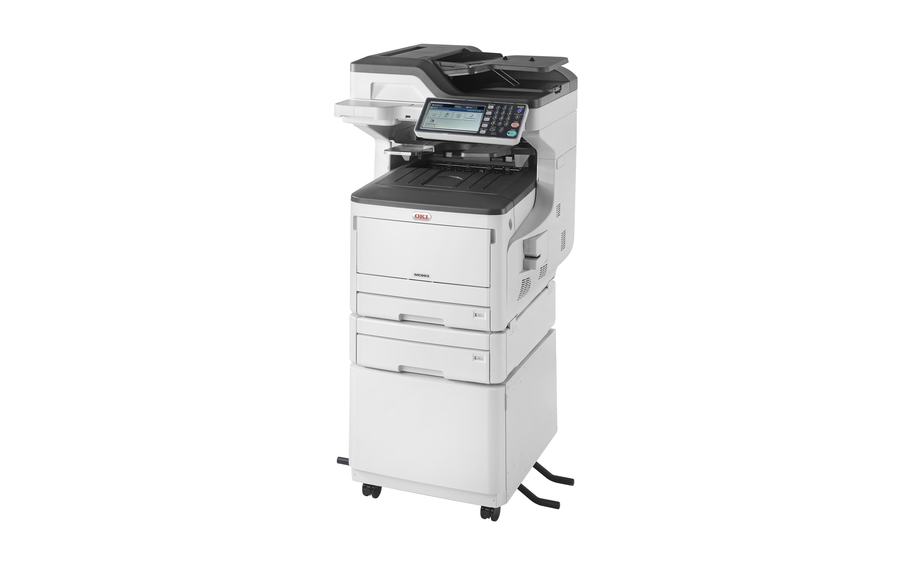 Multifunktionsdrucker MC883dnct A3<br>4-in-1-A3-Farblaser-Multifunktionsdrucker für grosse Arbeitsgruppen