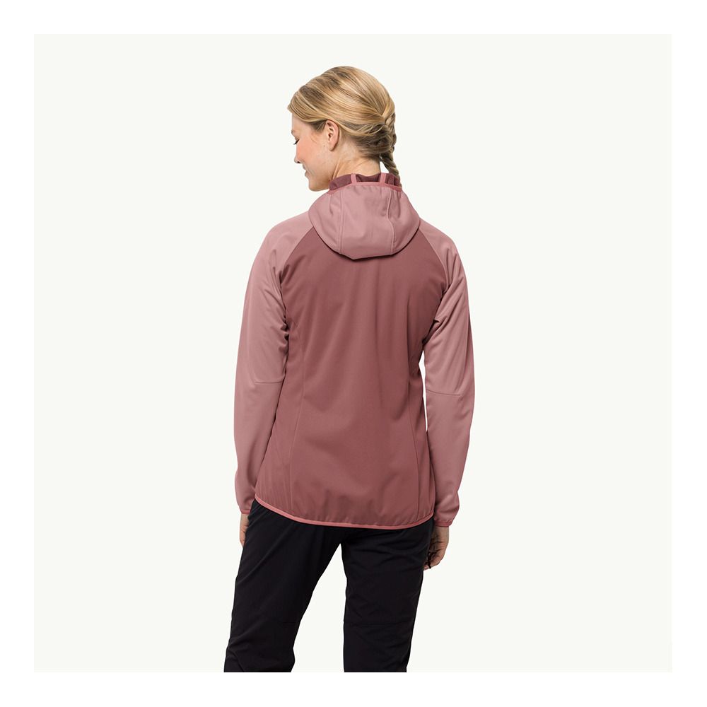 Jack Wolfskin GO HIKE SOFTSHELL - Veste Femme apple butter