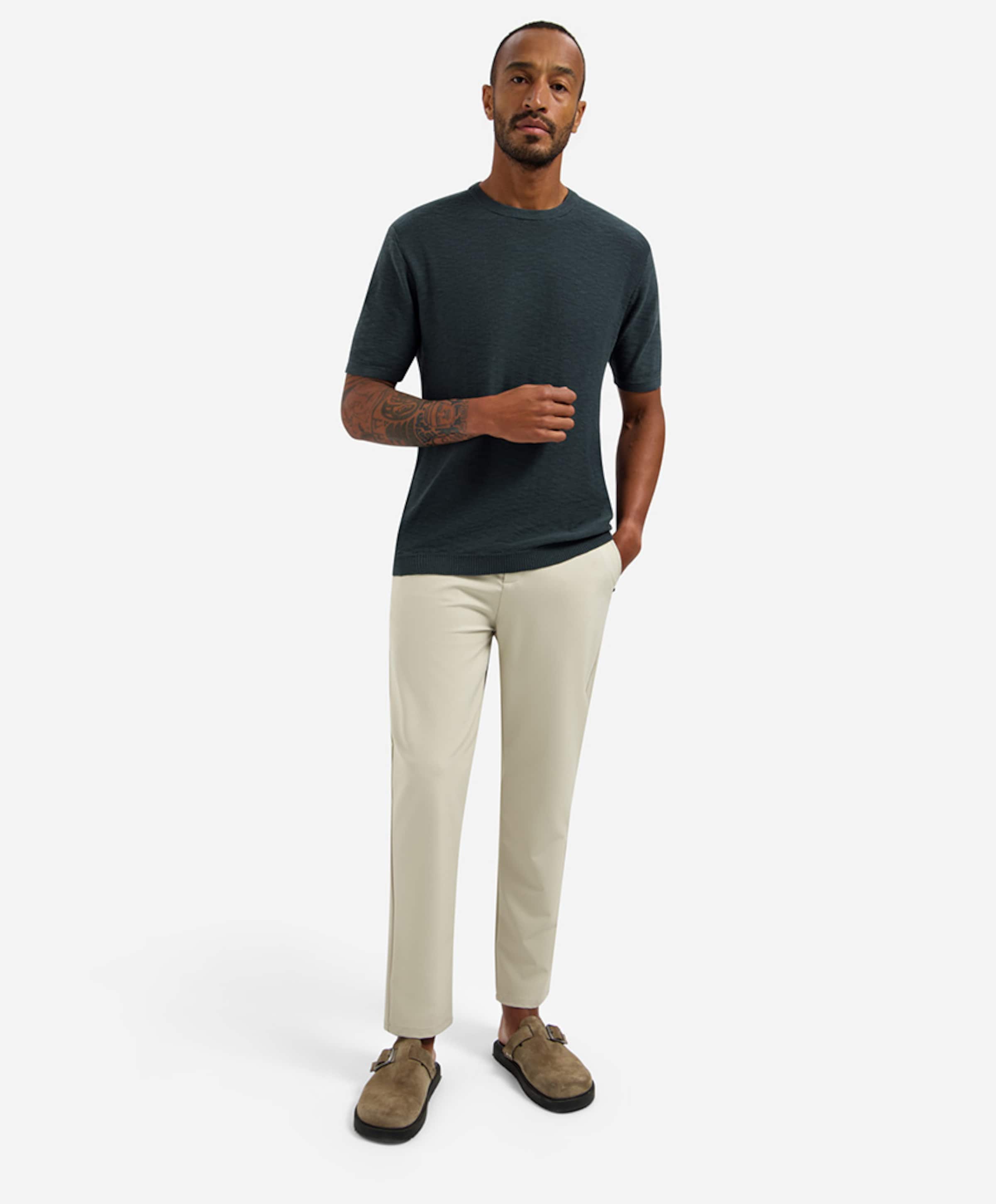 No Excess Heren T-shirt grijs