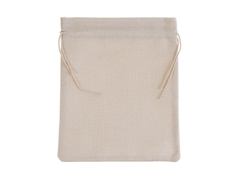 FTM Stoffbeutel Baumwolle/Leinen, 5 Stück, Beige Beutel zum Bedrucken und selbst Gestalten