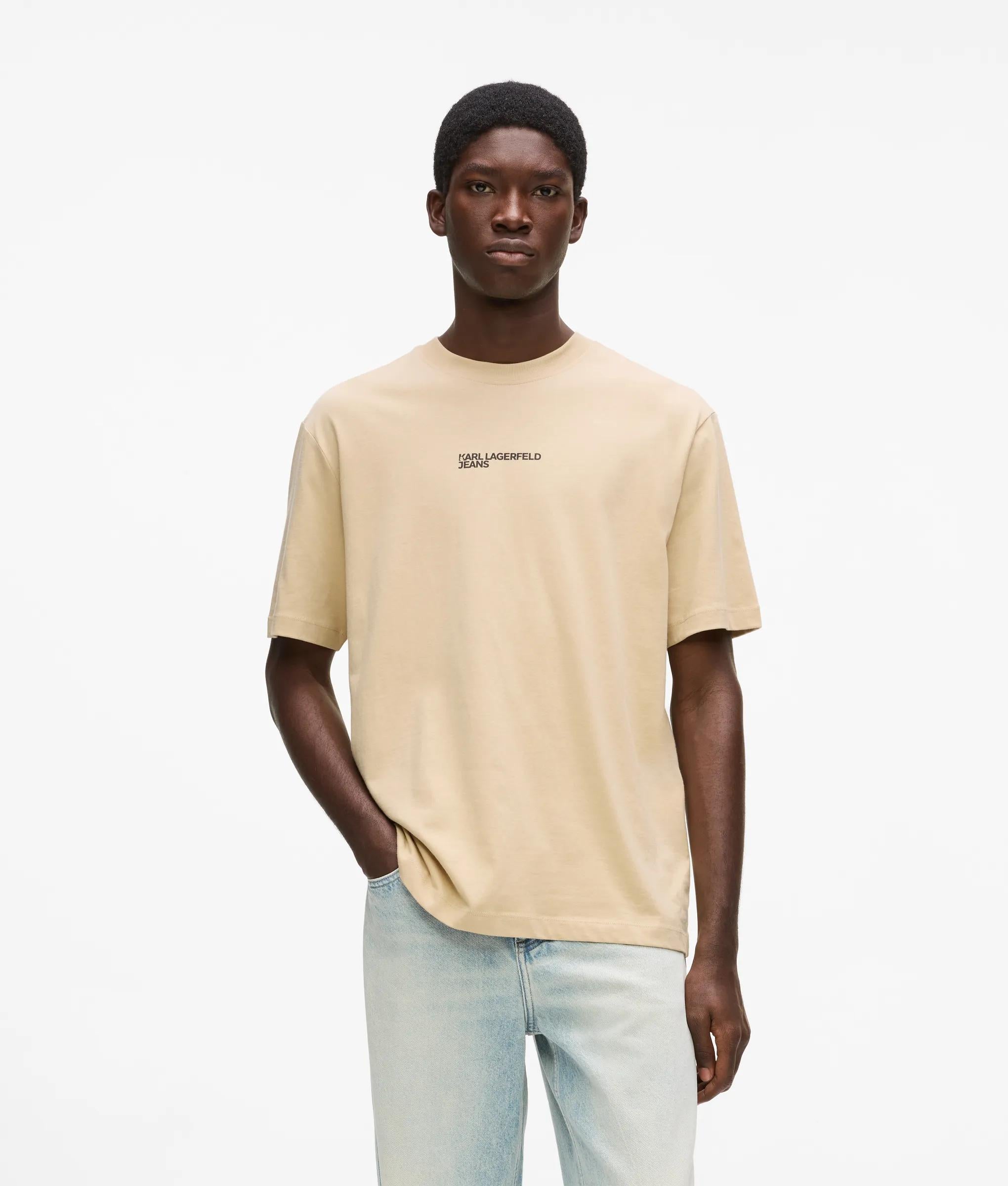 T-shirt met normaal logo