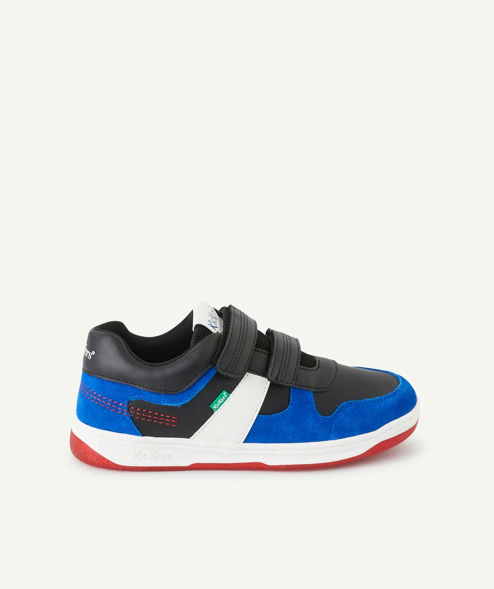 KICKERSBASKETS KALIDO GARÇON BLEU NOIR ROUGE