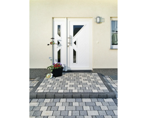 Rechthoekige palissade Crescendo antraciet 20 cm x 10 cm x 40 cm