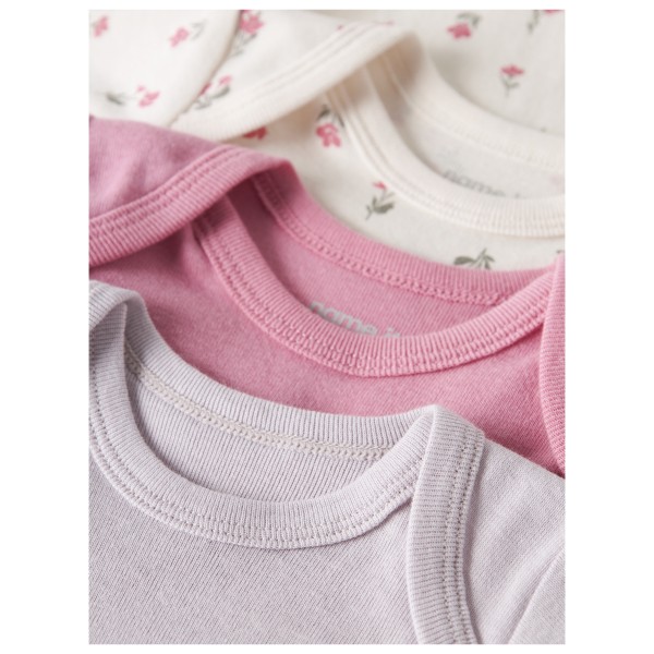 Name it - Kid's Body L/S Flower 3-Pack - Sous-vêtement