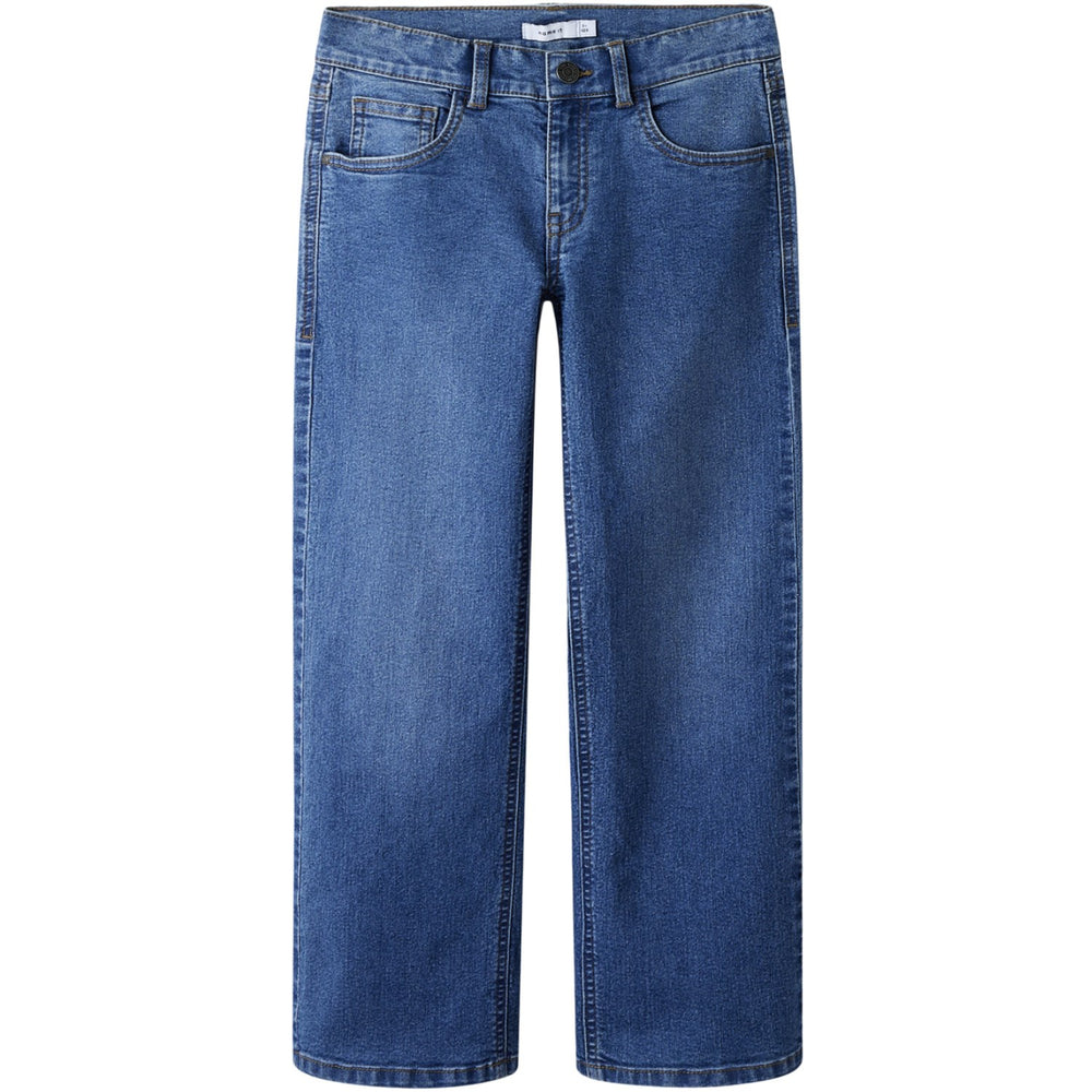 Køb Name It Medium Blue Denim Nkfrose Wide Jeans 1061-Dt Tb