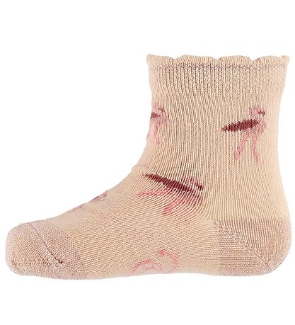 Petit by Sofie Schnoor Socken - Helles rosa m. Flamingos