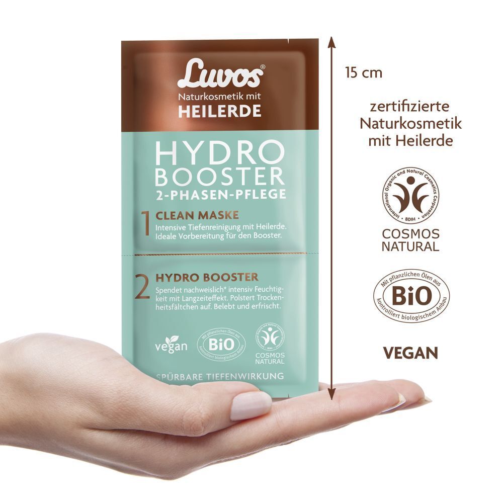 Luvos-Heilerde Hydro Booster mit Clean Maske, 2-Phasen-Pflege