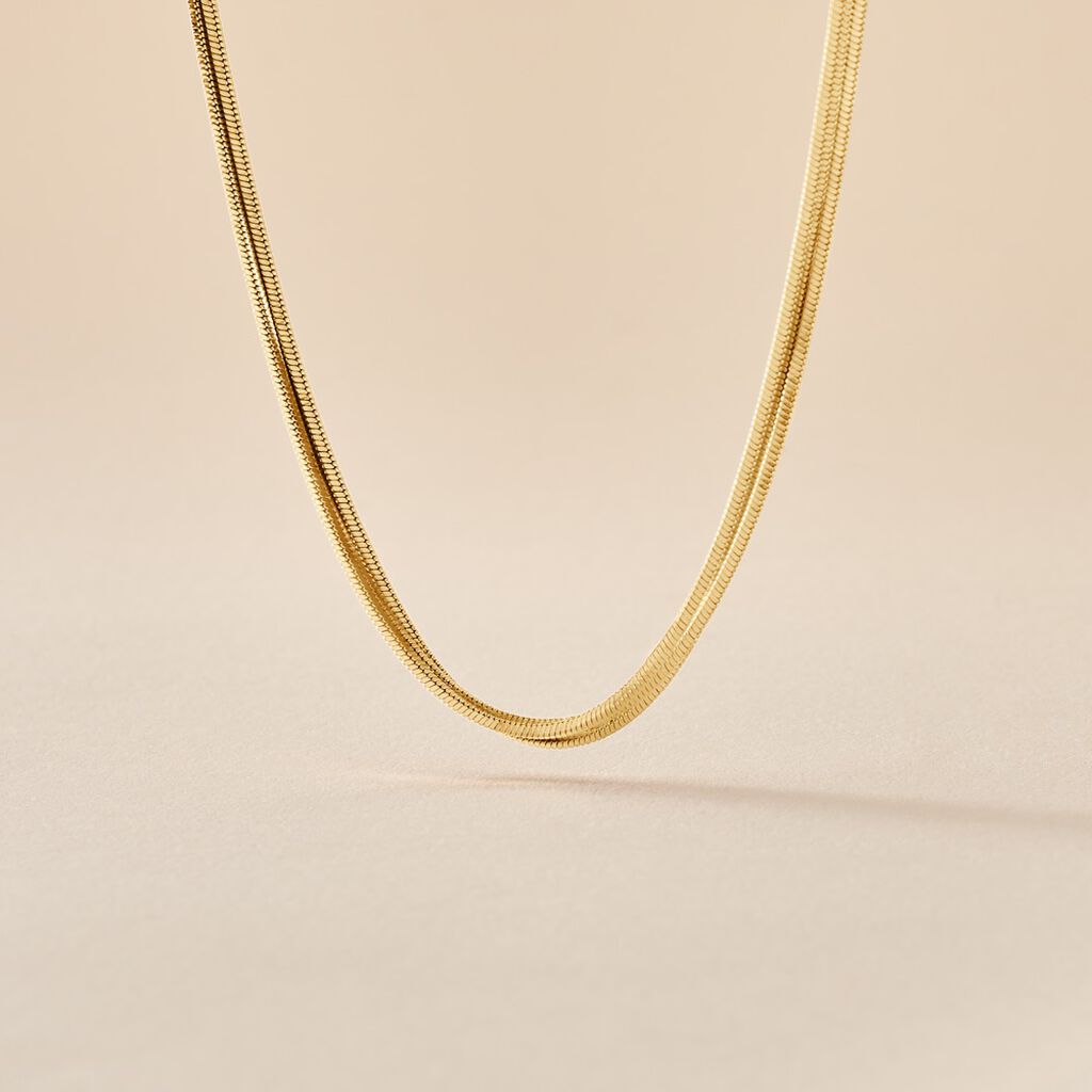 Chaine Ariane Plaqué Or Jaune