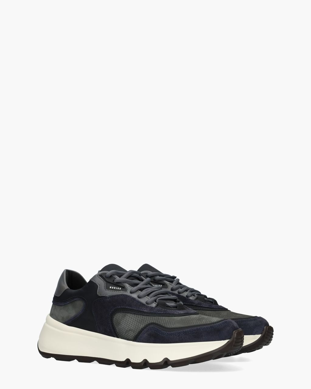 Nubikk Luca Noa Donkerblauw/Grijs Herensneakers