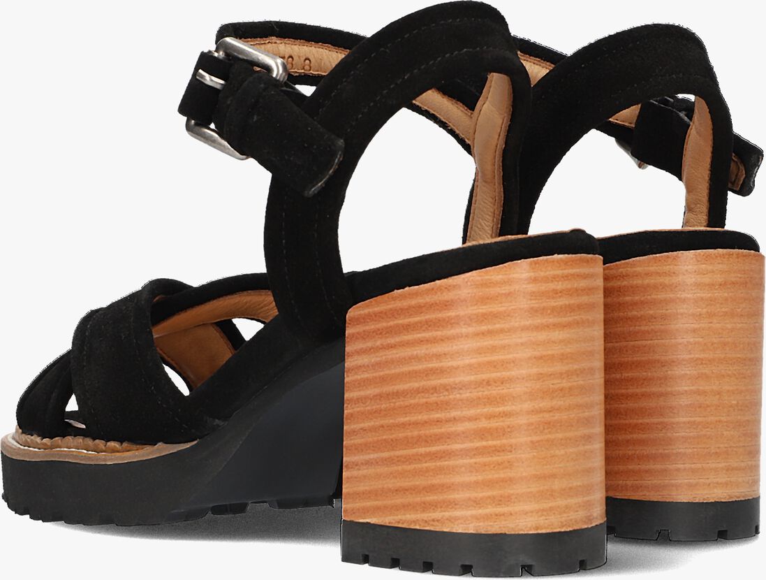 SHABBIES zwarte shabbies sandalen 163020155 shs1171