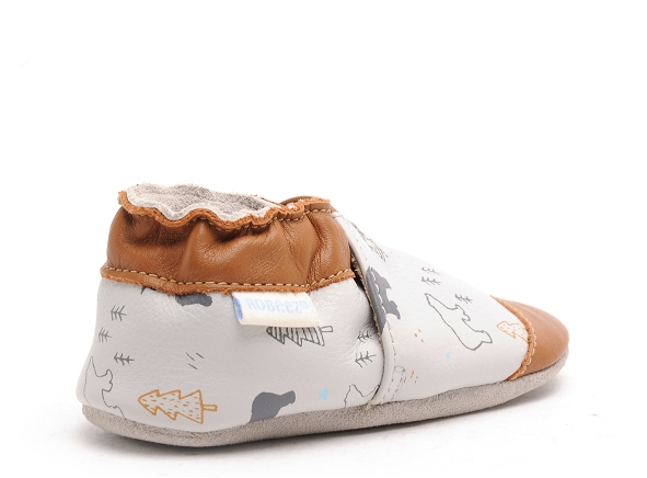 Robeez chaussons bebe wintering bear gris
