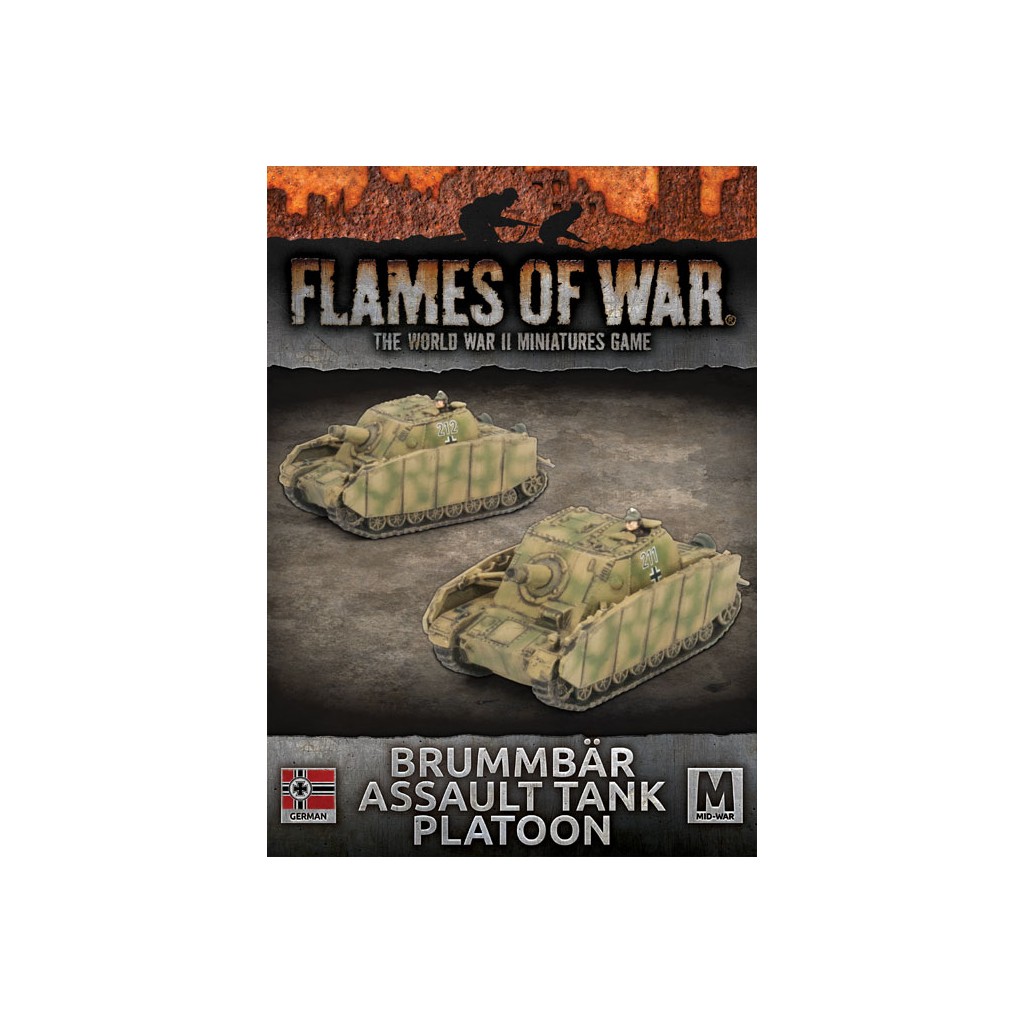 Flames of War - Brummbär Assault Tank Platoon