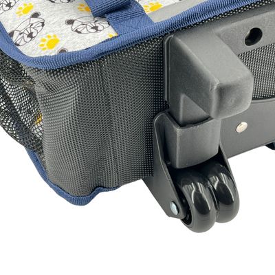 Cartable réversible à roulettes Bear 38 cm - 2 compartiments - ourson - Pol Fox