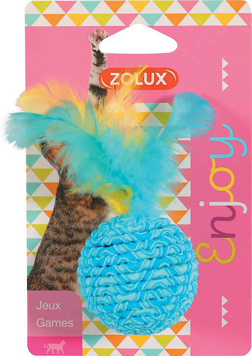 Jouet pour chat balle colorée
