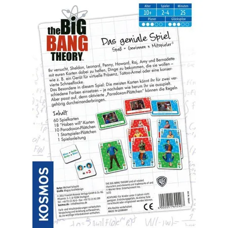 KOSMOS The Big Bang Theory Das geniale Spiel