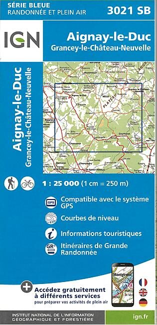 IGN - 3021 SB AIGNAY LE DUC 1 25 000