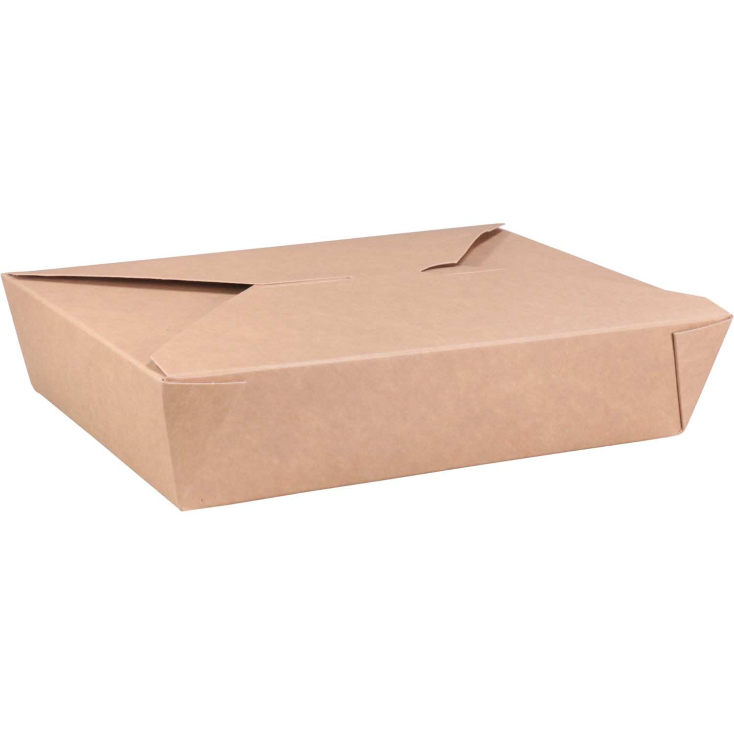 Depa Bak, Karton + PP, maaltijdbox, 215x158x48mm, bruin
