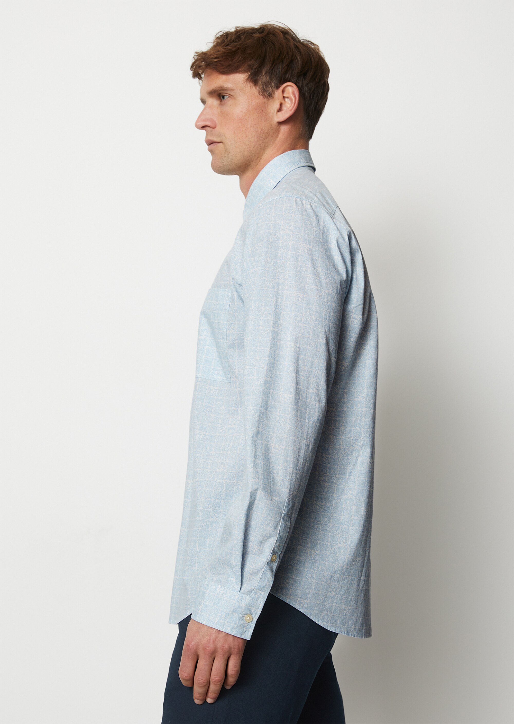Hemd regular mit Allover-Print
