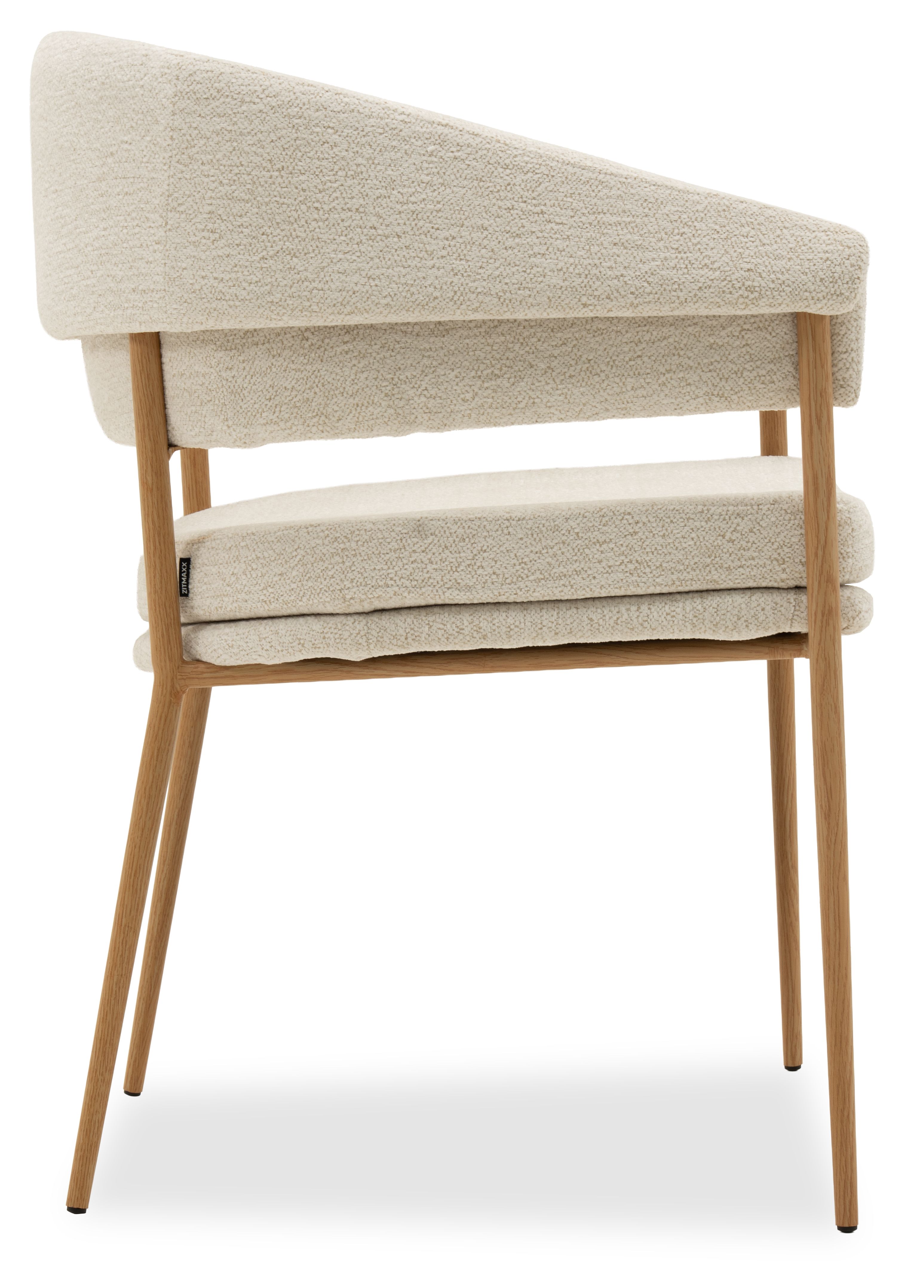 Eetkamerstoel Raven 22 - Natural Janine B59 x D54 x H83 cm