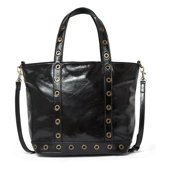 Vanessa Bruno Cabas Small Bandoulière Cuir Froissé | Noir