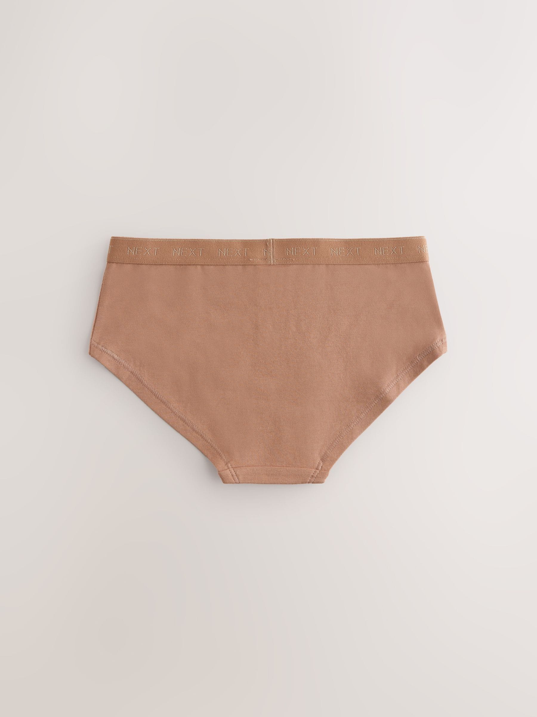Licht beige - Verpakking van 5 hipsteronderbroeken (5-16 jr)