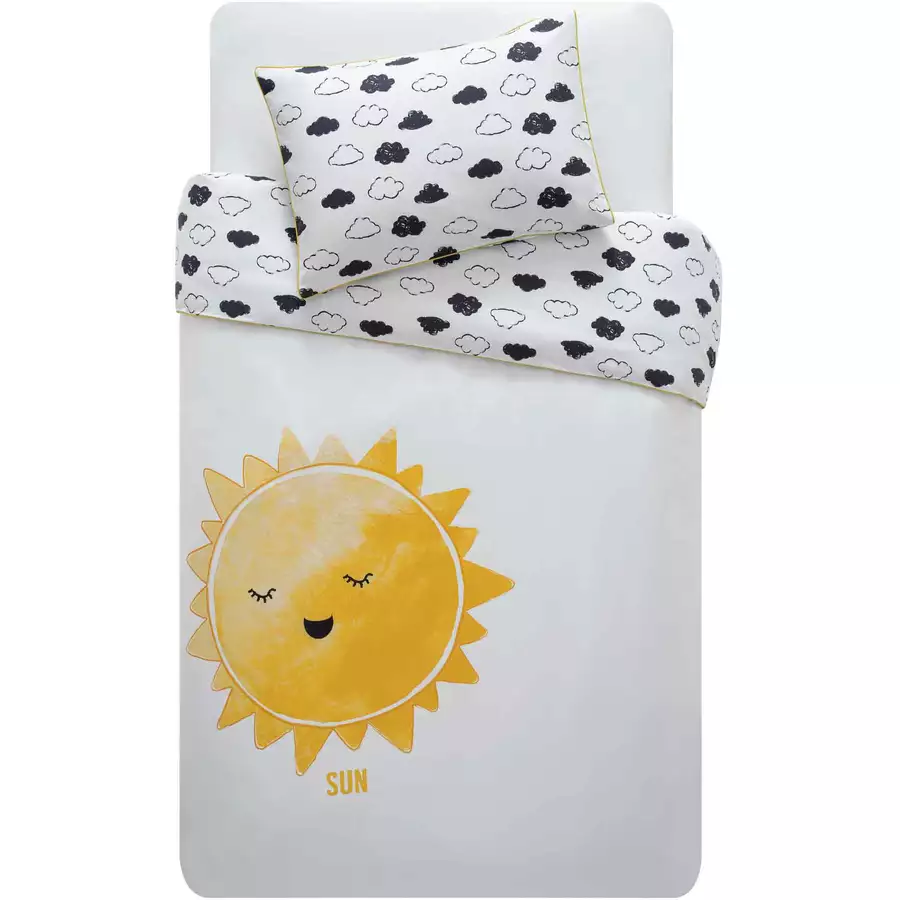hibboux® Bettwäsche-Set Cosmic-Sun Multicolor